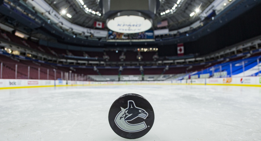 The Vancouver Canucks' postponed game on March 31, 2021.