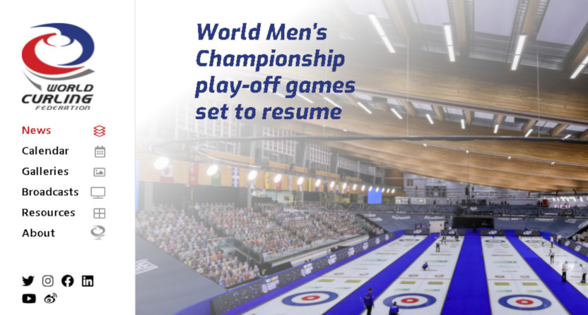The World Curling Federation's update on the men's championship.