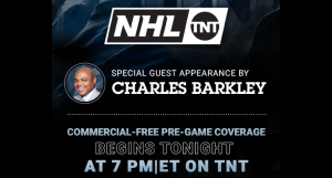 Charles Barkley joining the NHL on TNT.
