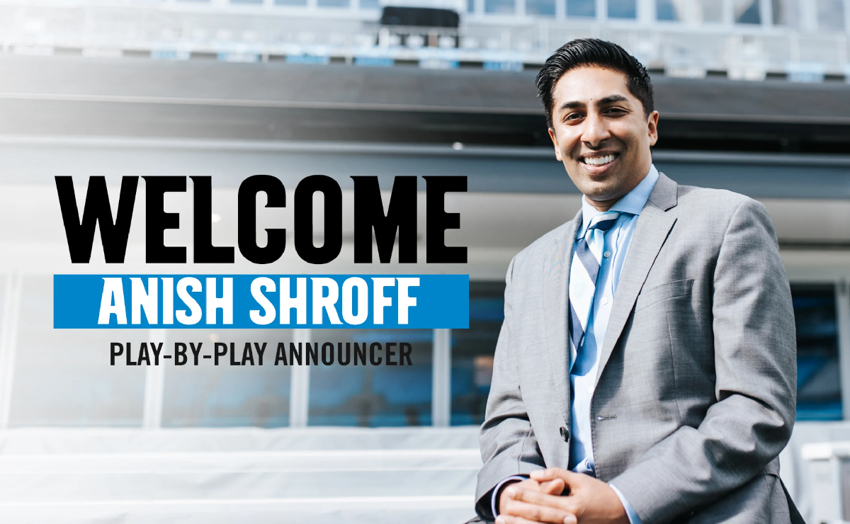 Anish Shroff will join Carolina Panthers as their radio play-by-play voice