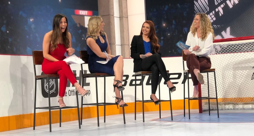 The 2021 NHL Now all-women's show.