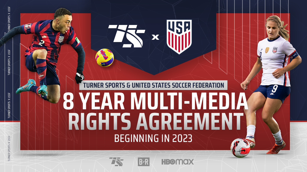 A WarnerMedia graphic for their U.S. Soccer deal.