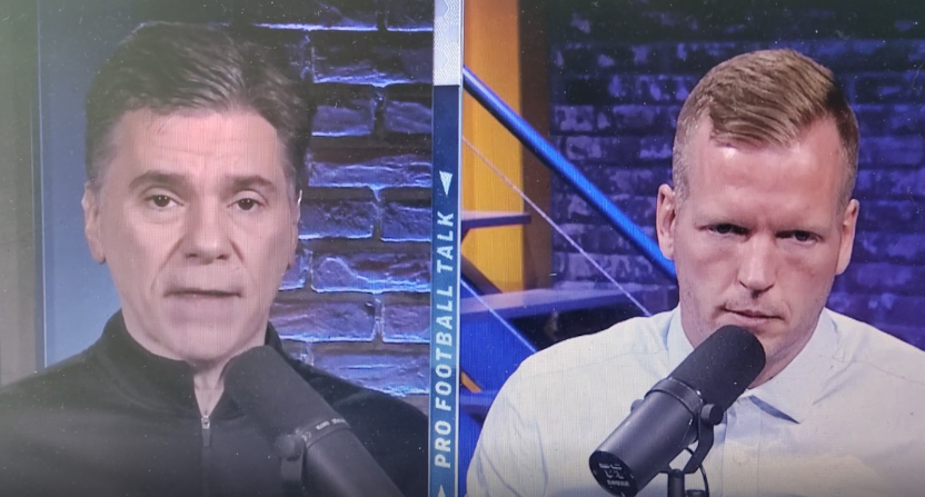 Mike Florio and Chris Simms on Pro Football Talk Live.