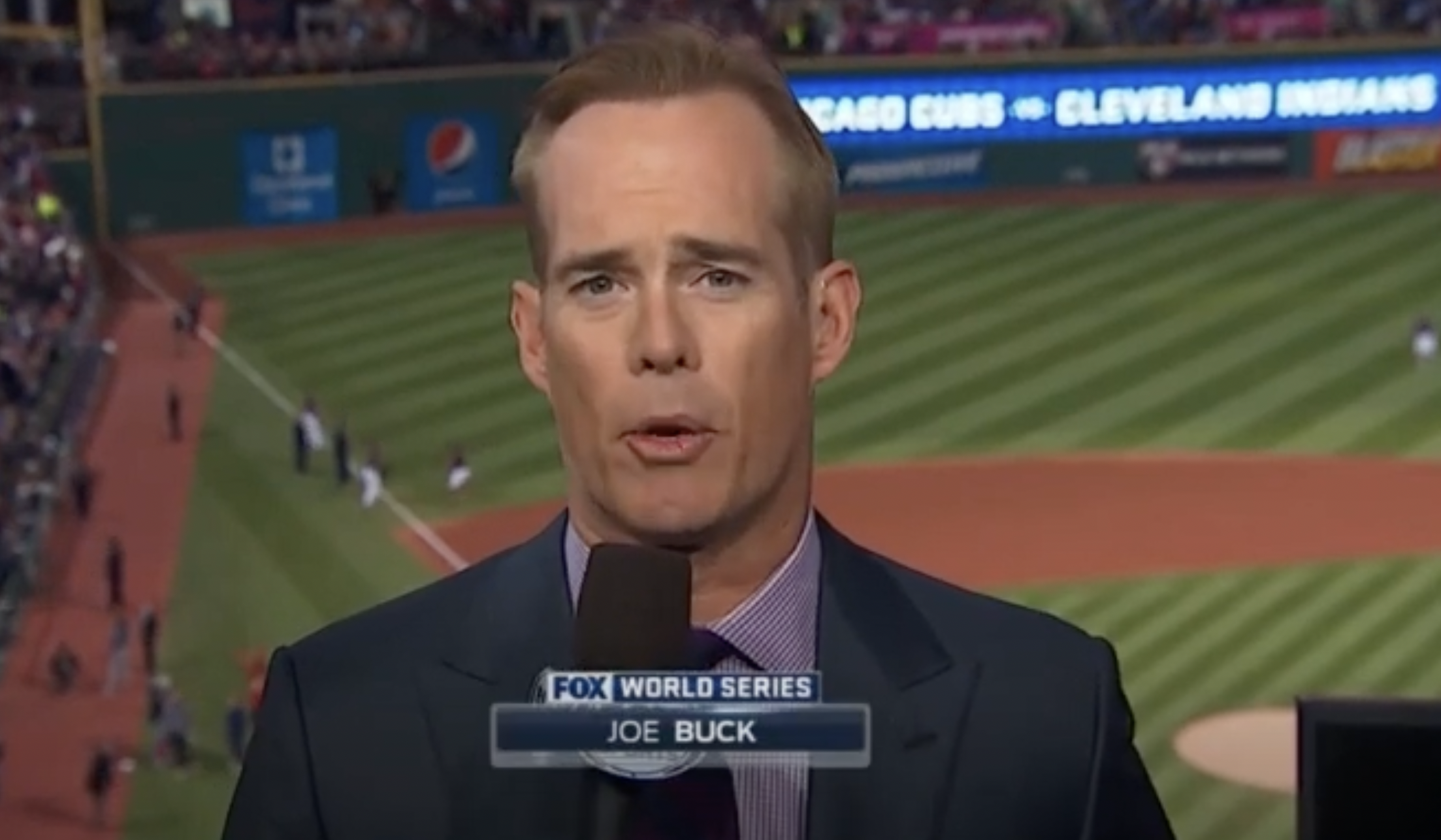 Joe Buck on Fox World Series coverage.