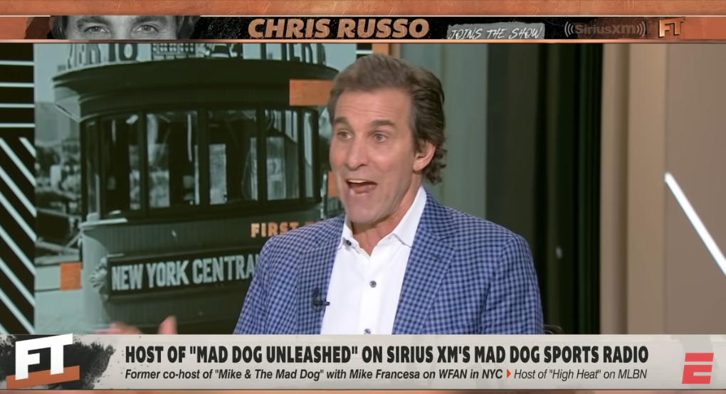 Chris Russo on First Take.