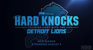 A graphic for Hard Knocks with the Lions.