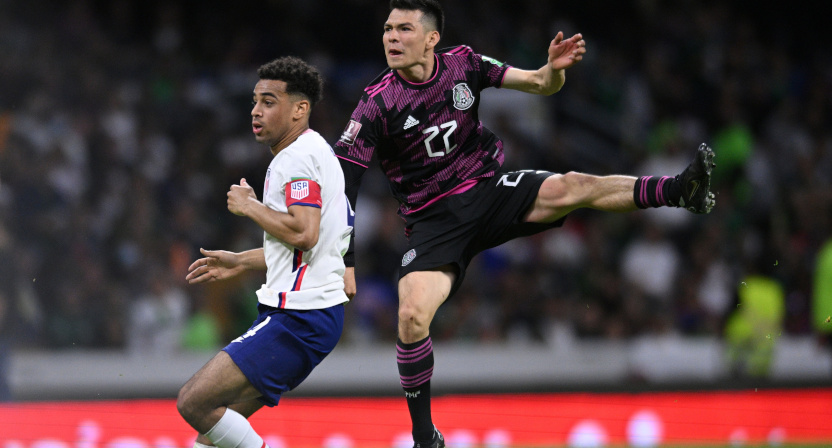 A USA-Mexico match in March 2022.
