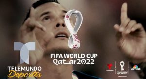 A Telemundo 2022 FIFA World Cup graphic.