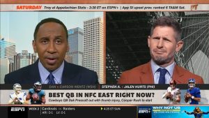 Stephen A. Smith and Dan Orlovsky on First Take