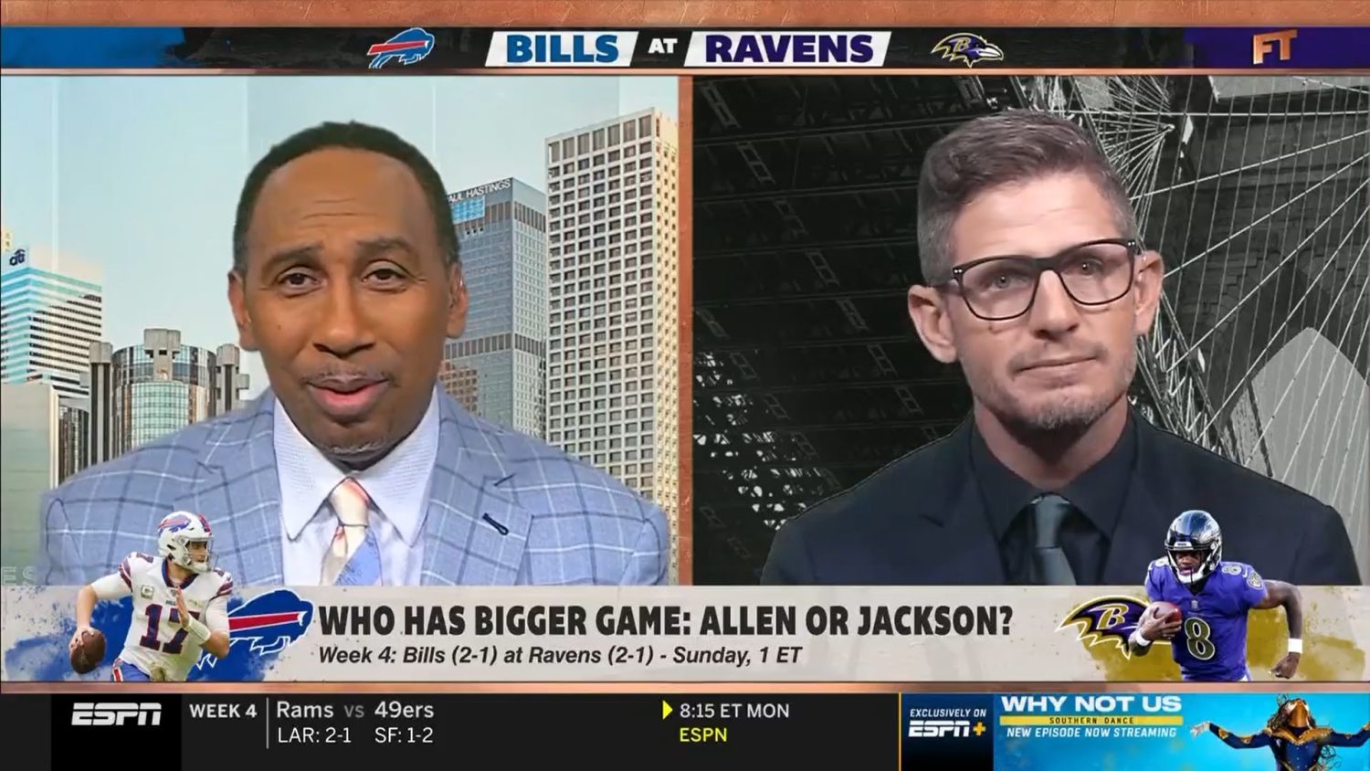 Stephen A. Smith questions Dan Orlovsky’s inadvertent use of potentially offensive phrase