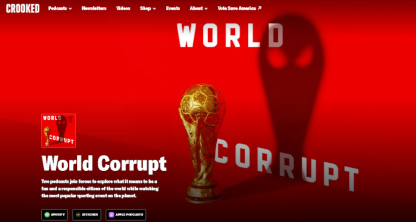 The World Corrupt Podcast from Men In Blazers and Crooked Media.