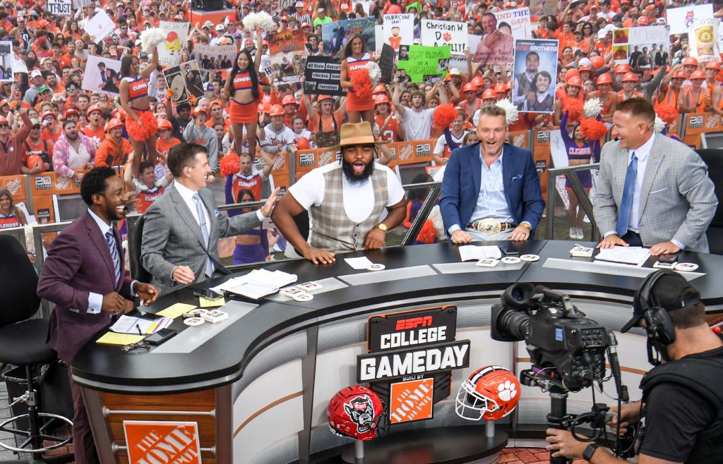 ESPN's College GameDay at Clemson.