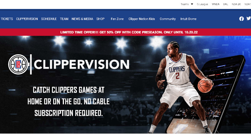 A ClipperVision graphic.