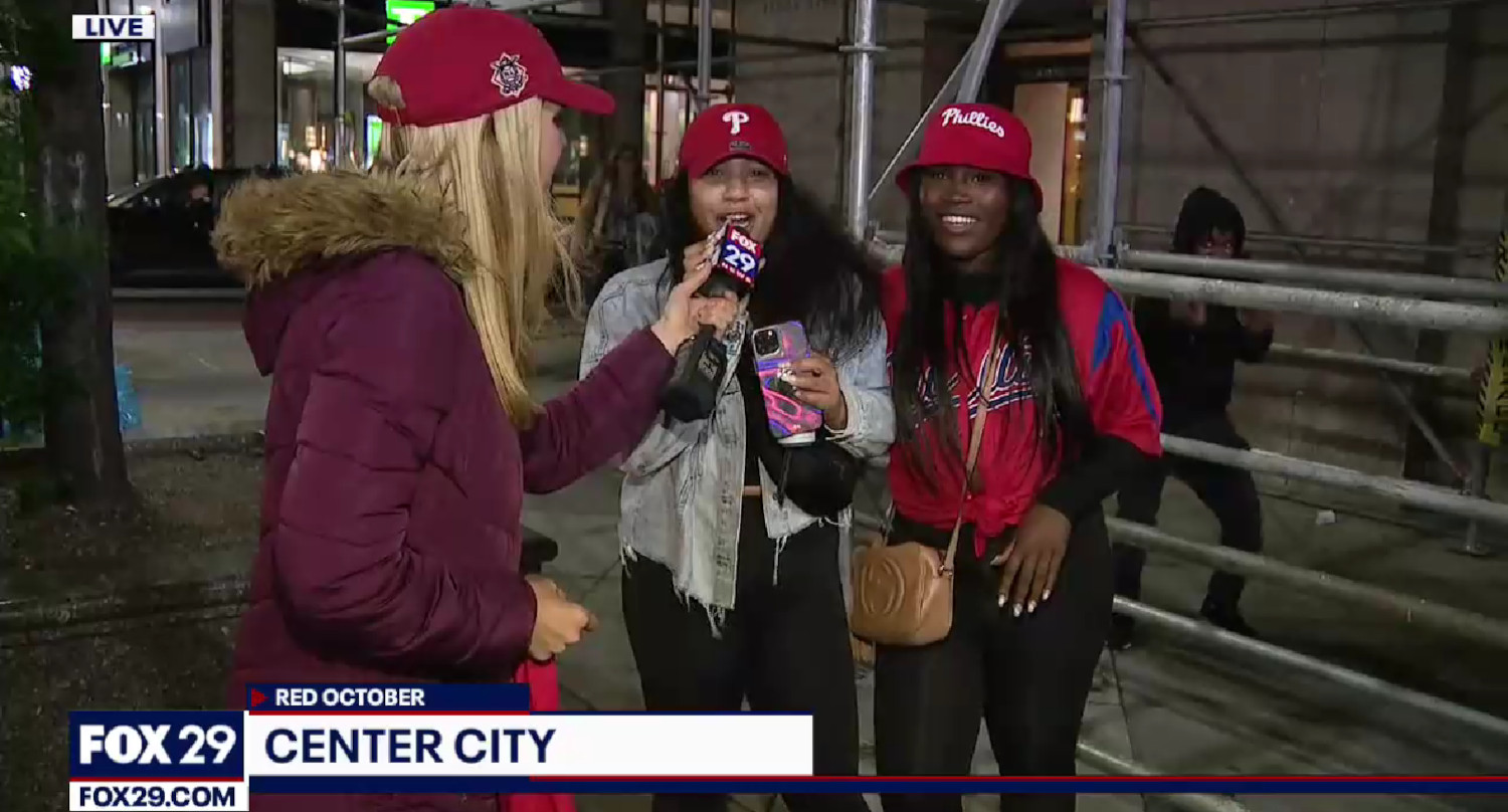 Some Phillies' fans interviewed on Fox 29 were perplexed by a reference to the Philadelphia Union.