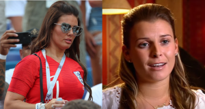 Rebekah Vardy (L, Антон Зайцев on Wikipedia) and Coleen Rooney (R, on her "Coleen's Real Women" show).
