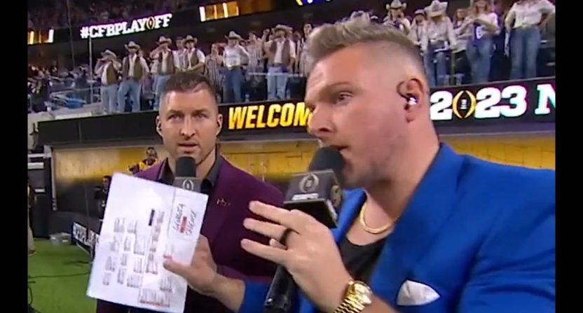 Pat McAfee and Tim Tebow