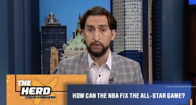 Nick Wright filling in on The Herd