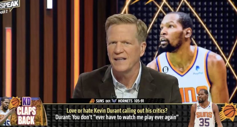 Ric Bucher says Kevin Durant needs to get married