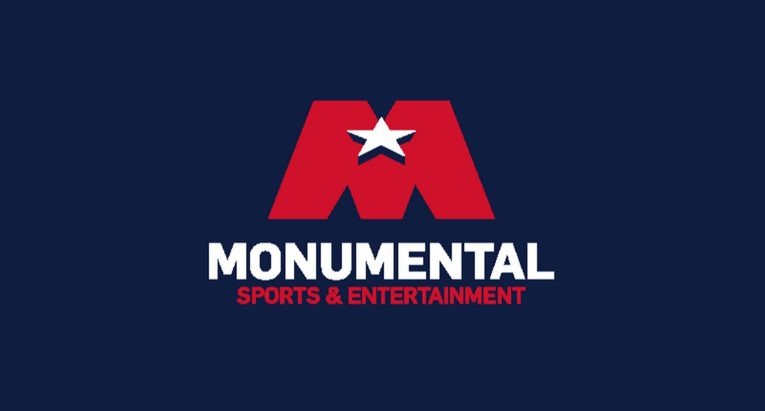 A logo for Monumental Sports and Entertainment.