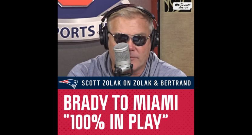 Scott Zolak on the idea of Tom Brady to the Dolphins.