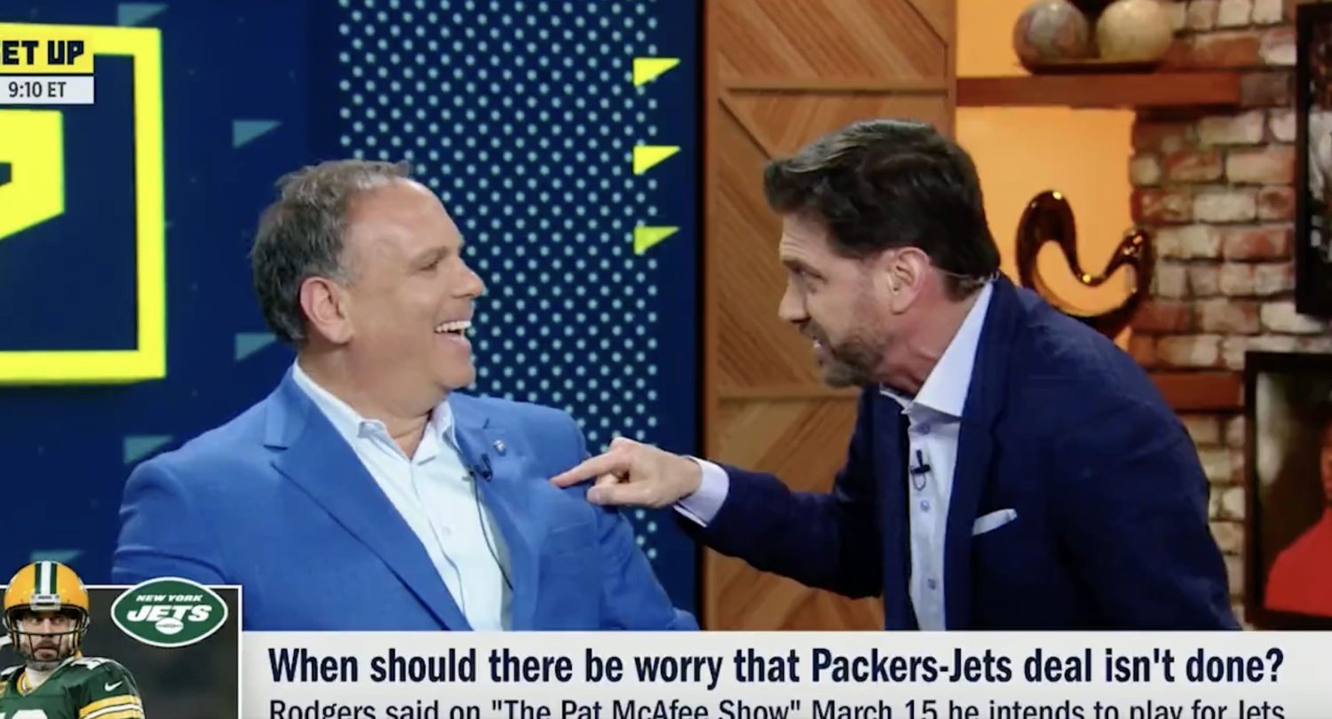 Mike Greenberg scolds Mike Tannenbaum on Get Up