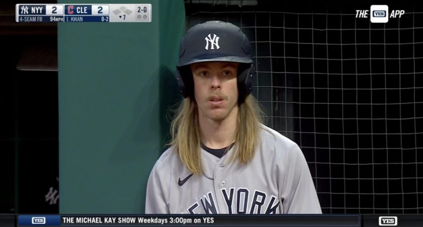 Michael Kay criticizes Yankees bat boy for long hair