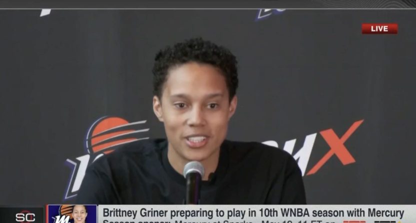 Brittney Griner speaks to media for first time since being released from Russia