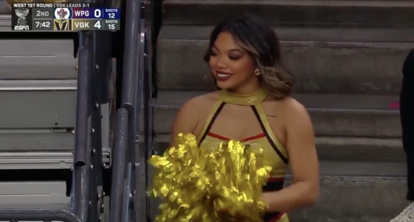ESPN suggests Vegas Golden Knights were distracting Winnipeg Jets with dancers