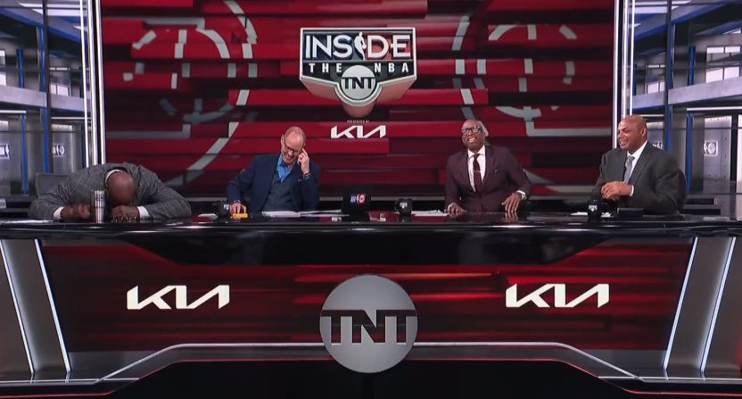 A discussion of soap on "Inside The NBA."
