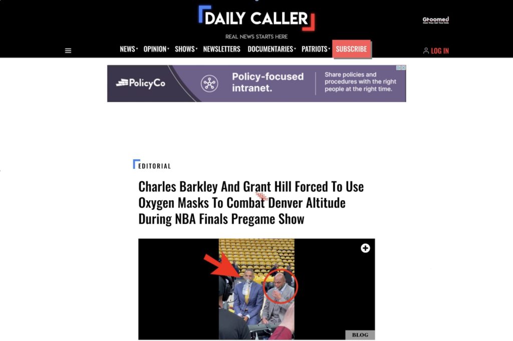 The Daily Caller duped by viral video