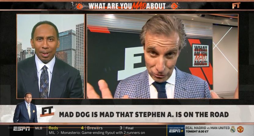 Stephen A. Smith and Chris Russo on First Take