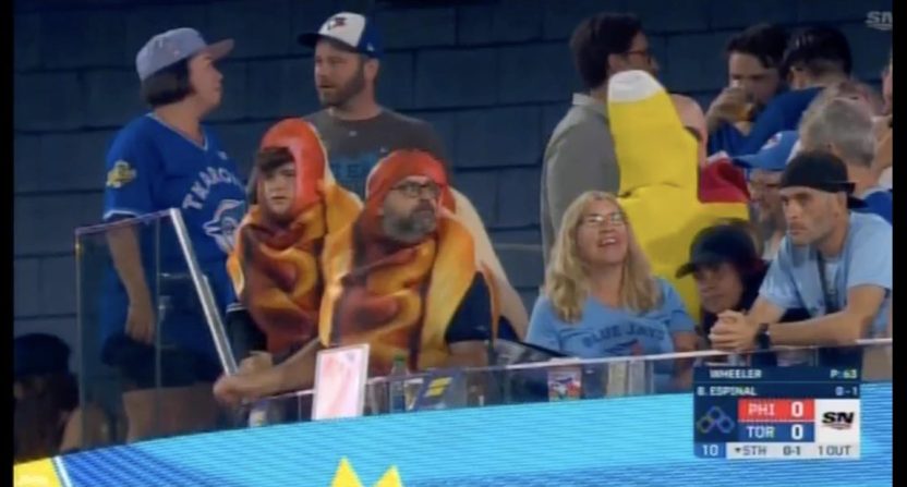 Blue Jays analyst appalled by ketchup on a hot dog