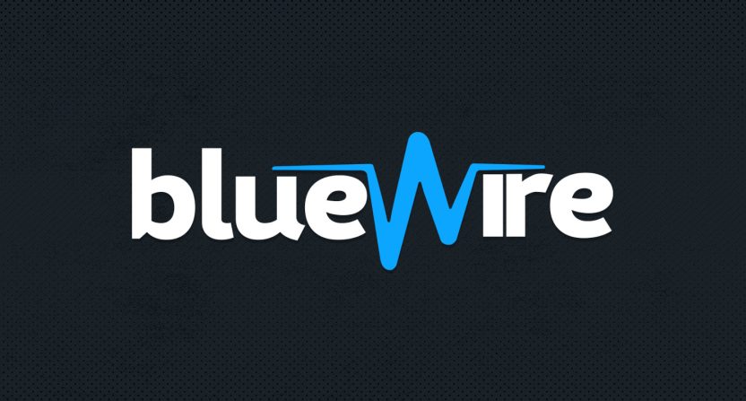 The Blue Wire logo.