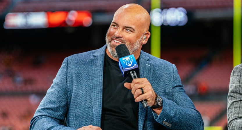 Andrew Whitworth on Prime Video's Thursday Night Football in 2022.