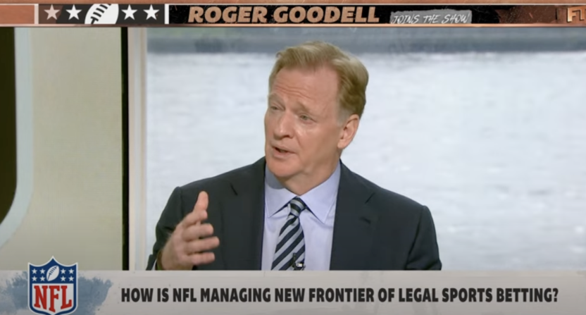 Roger Goodell on First Take