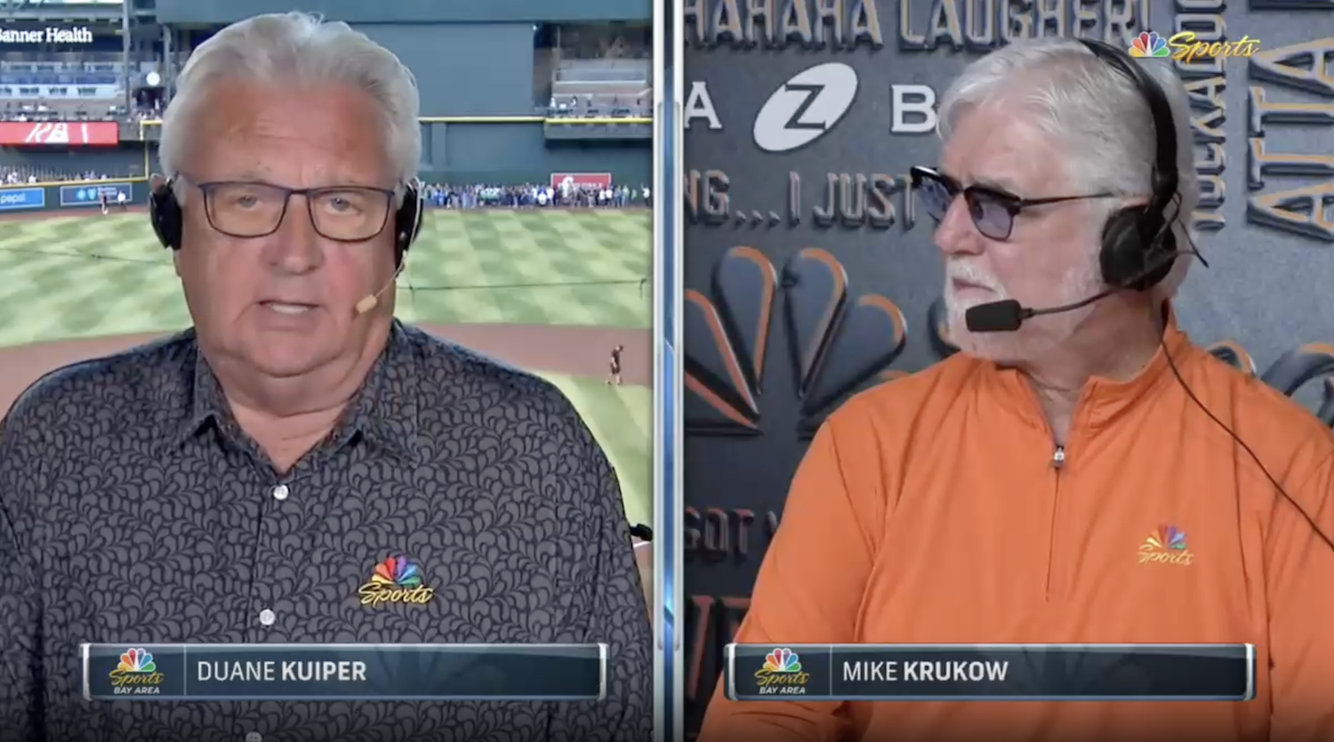 Giants announcer Duane Kuiper: ‘We’ll continue this conversation when we get back… I gotta pee’