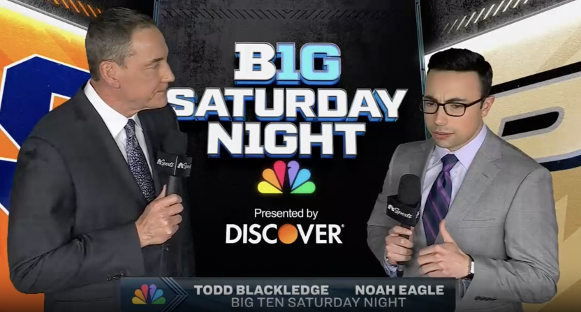 Noah Eagle and Todd Blackledge on BIG Saturday Night