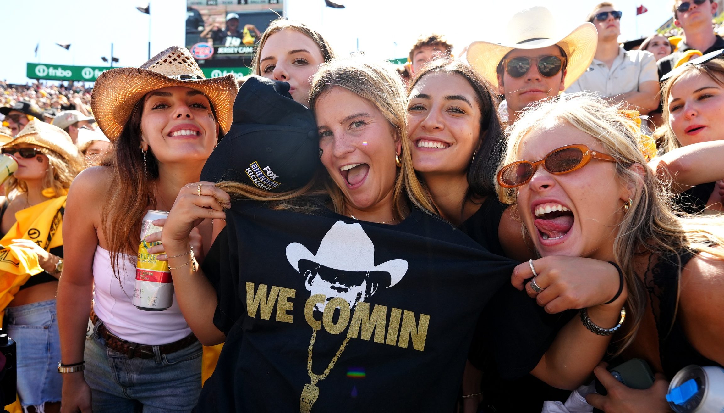 Colorado Buffaloes fans during the fourth quarter against the Nebraska Cornhuskers at Folsom Field.