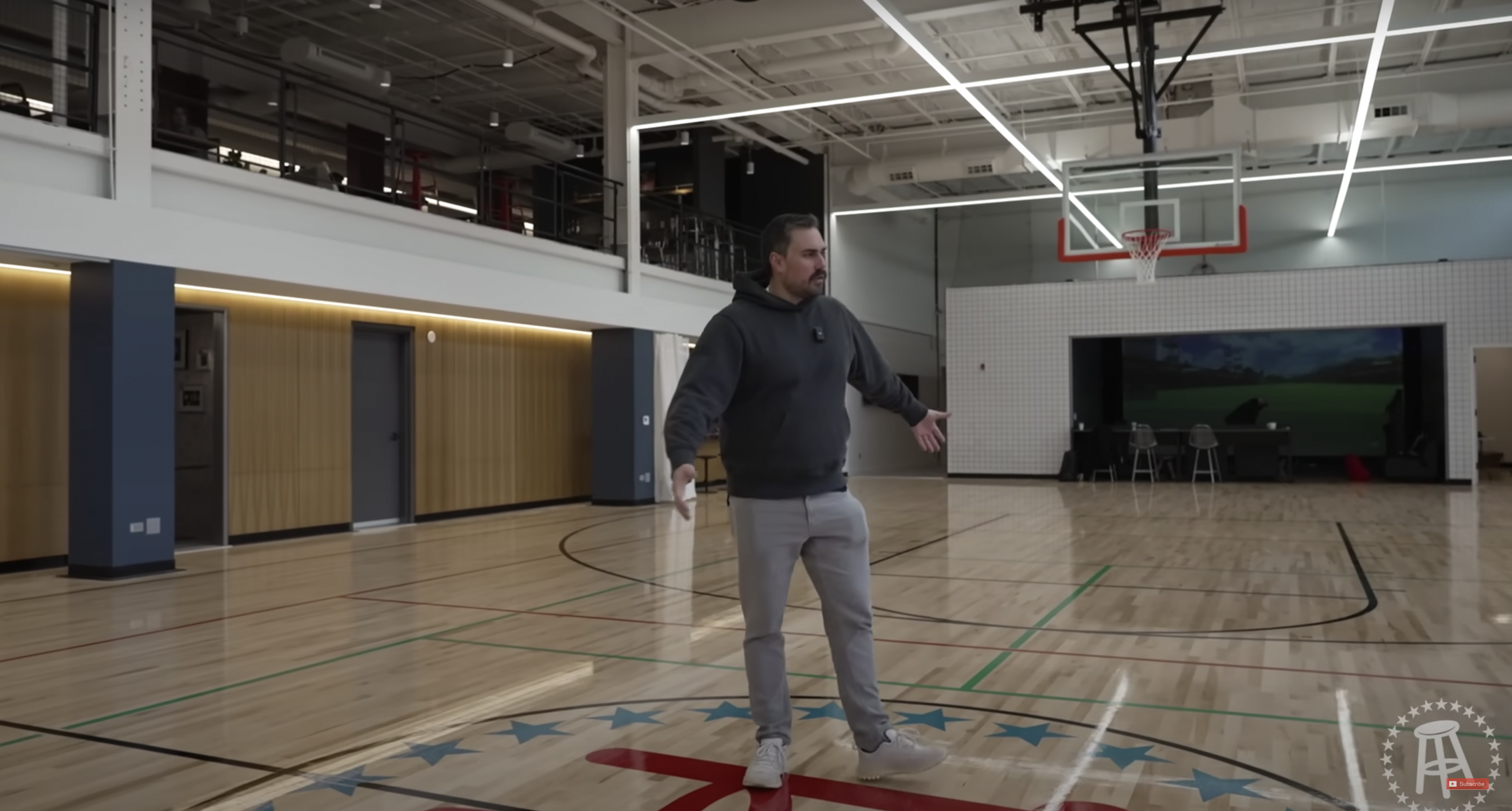 Dan Katz a.ka. Barstool Big Cat unveils the company's new $20 million content factory in Chicago.