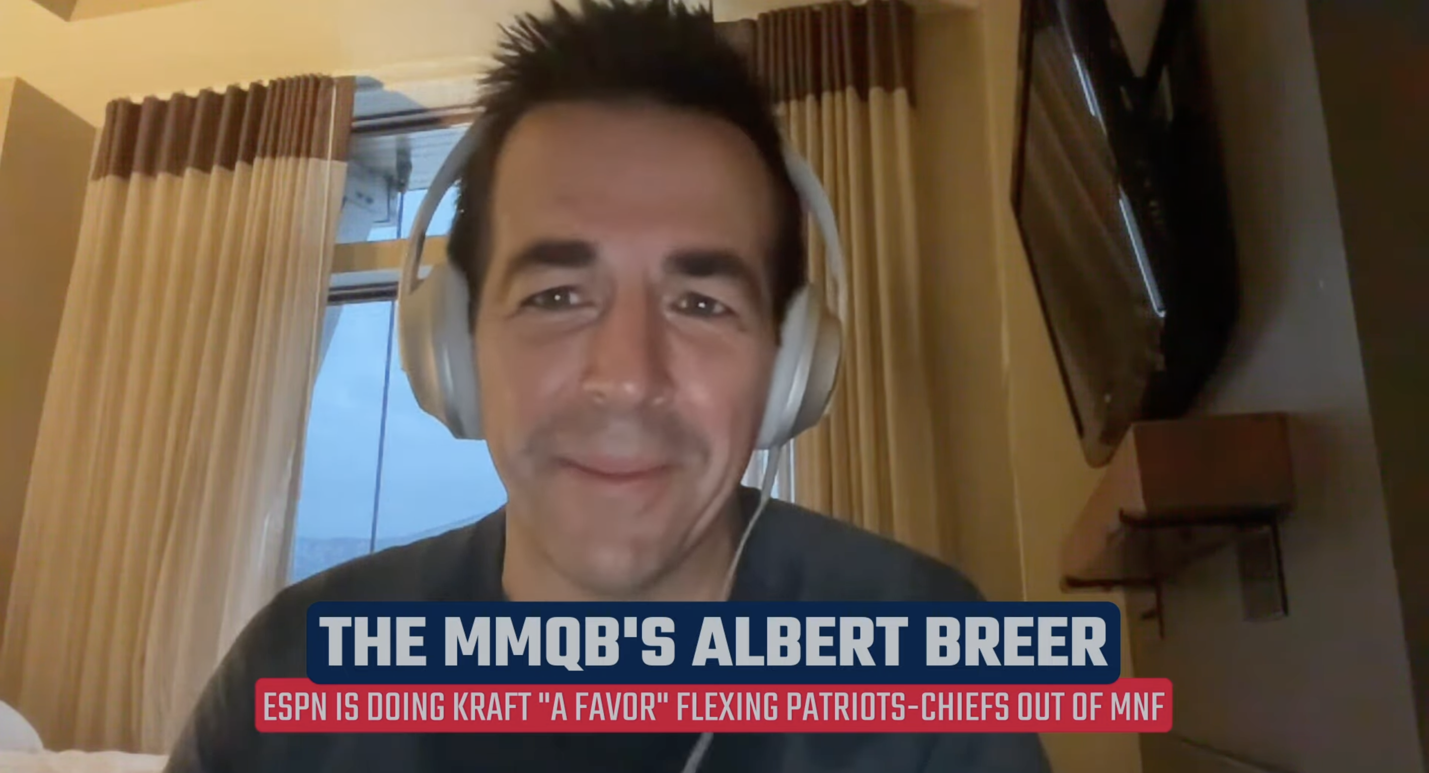 Albert Breer on ESPN's decision to flex Chiefs-Patriots game out of MNF slot.