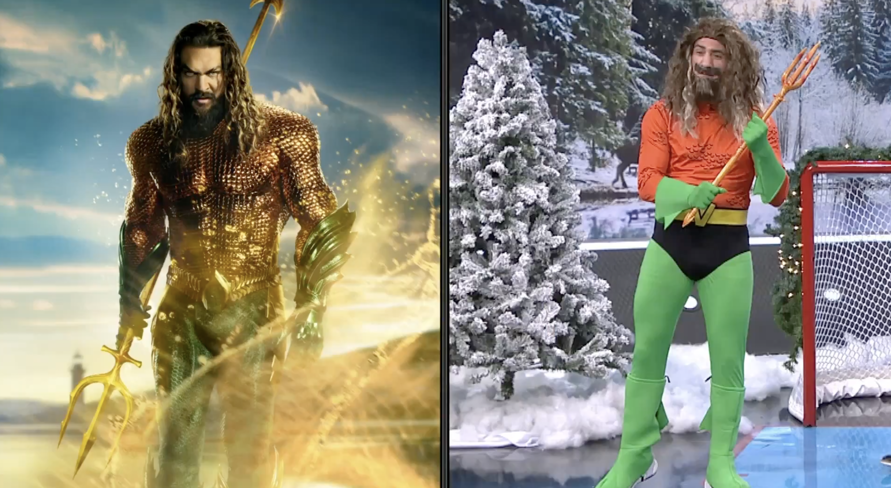 Paul Bissonnette dons Aquaman costume for hilarious segment