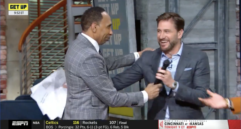 Stephen A. Smith interrupts ESPN's "Get Up" to troll the Dallas Cowboys — again.