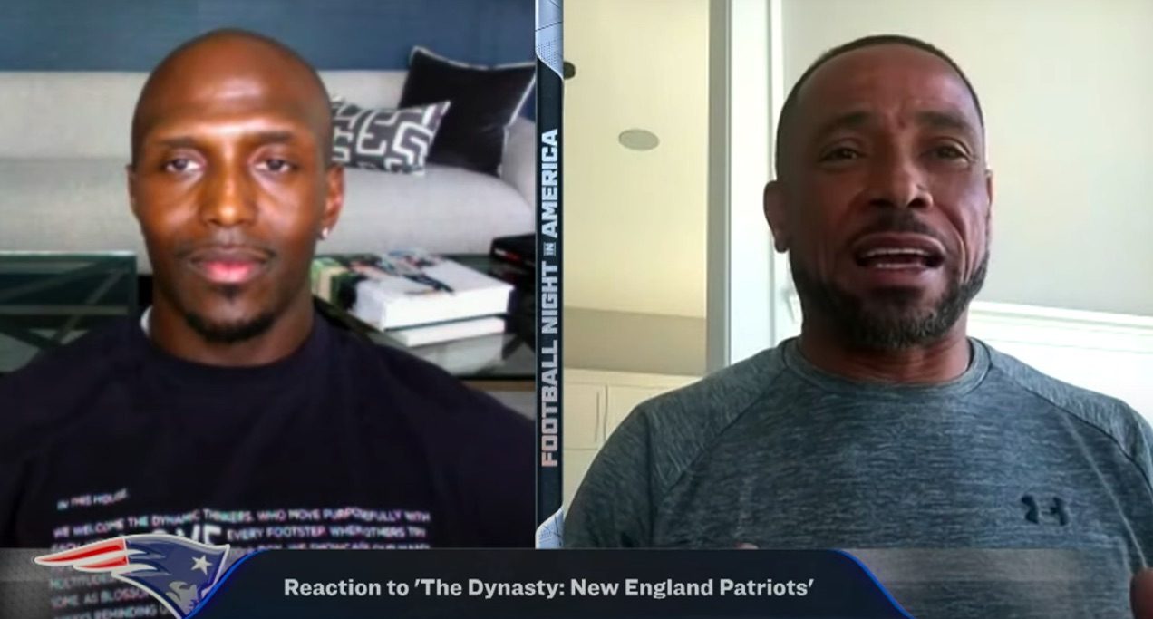 Rodney Harrison and Devin McCourty Photo Credit: Football Night in America Podcast