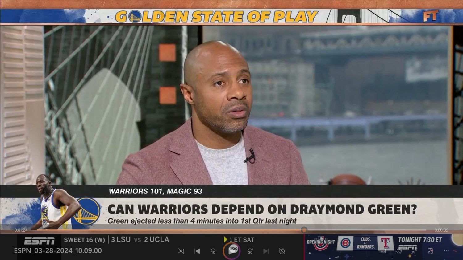 Jay Williams discusses Steph Curry's role in Draymond Green ejection