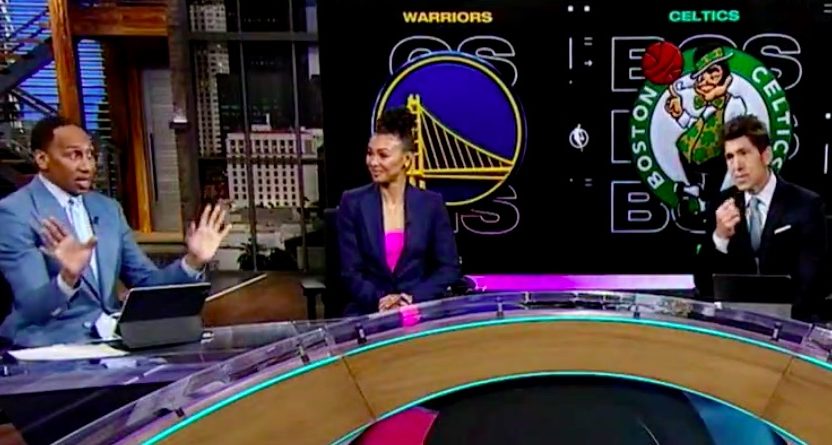Stephen A. Smith rips Warriors Photo Credit: ABC