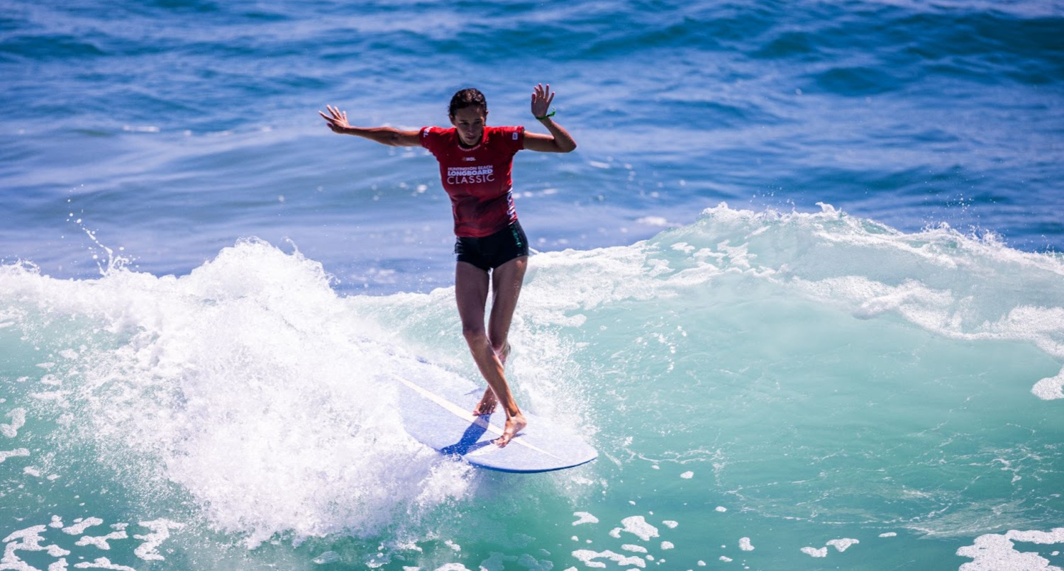 An image from the World Surf League Longboard Classic.