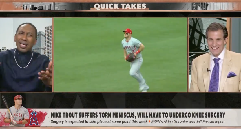 Stephen A. Smith Mike Trout First Take