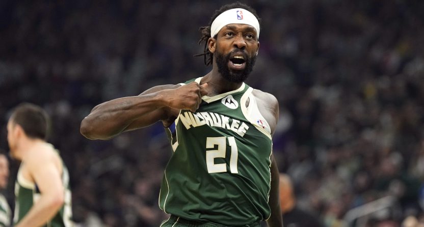 Patrick Beverley on April 30, 2024.