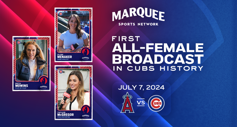 Cubs all-female broadcast