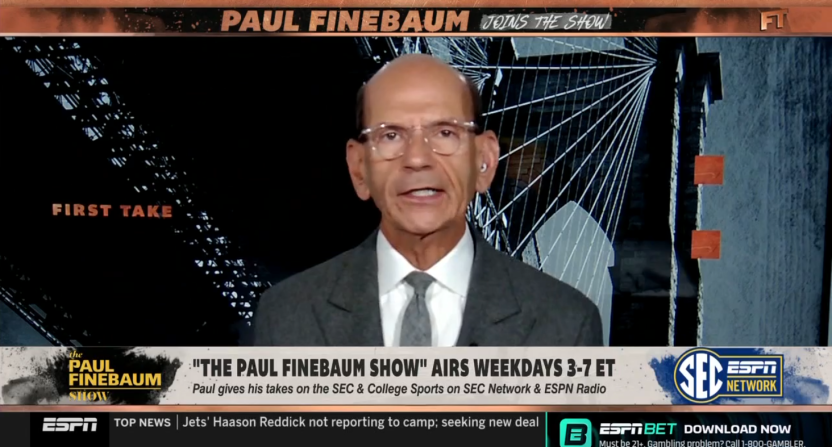 Paul Finebaum took issue with Ryan Day's comments defending his lackluster record vs. Michigan as Ohio State's head coach.